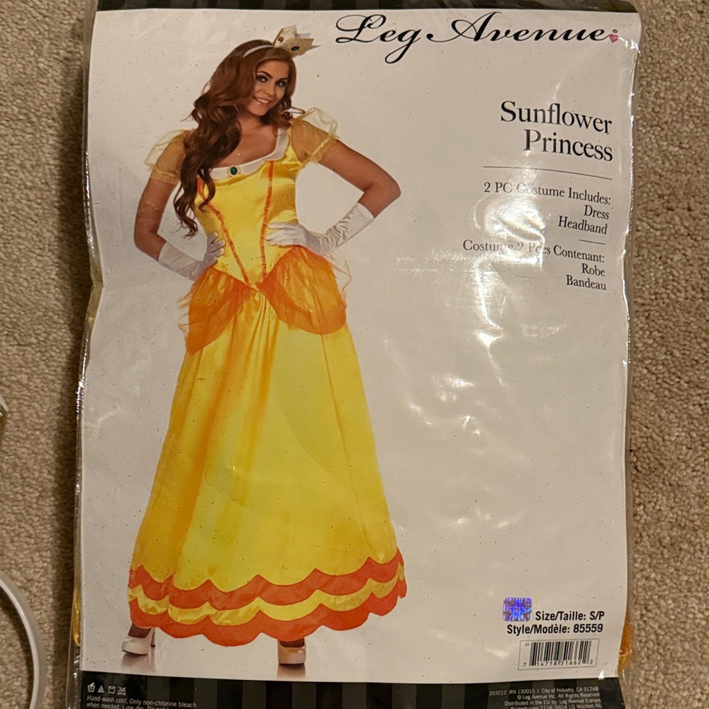 Leg Avenue Sunflower Princess Costume - Yellow and Orange